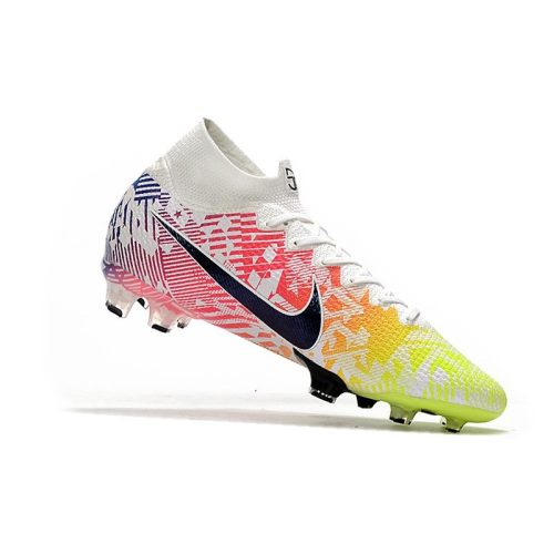 Zapatos Nike Mercurial Superfly 7 Elite DF FG -Neymar Blanco Negro Azul_7.jpg